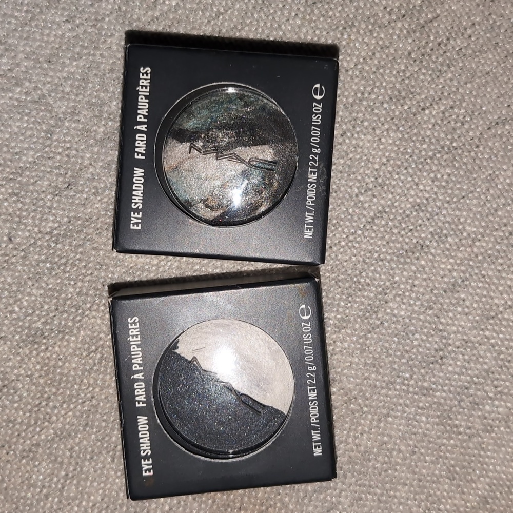 MAC Cosmetics Mineralize Duos Eyeshadow ETHER & PERSONA SCREEN VINYL! 2 of them